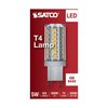 Satco 5 Watt JCD LED Lamp, Clear, 3000K, G9 Base, 120 Volt S11234